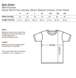 RUSH ORDER T-SHIRTS: Custom T-Shirts Delivered in 7 DAYS/ Style #2010 Fine Jersey Short Sleeve Unisex Crew Neck T-Shirt