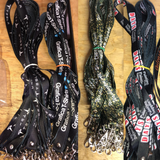 Full Color Dye Sublimation Satin Lanyards with Metallic Clip